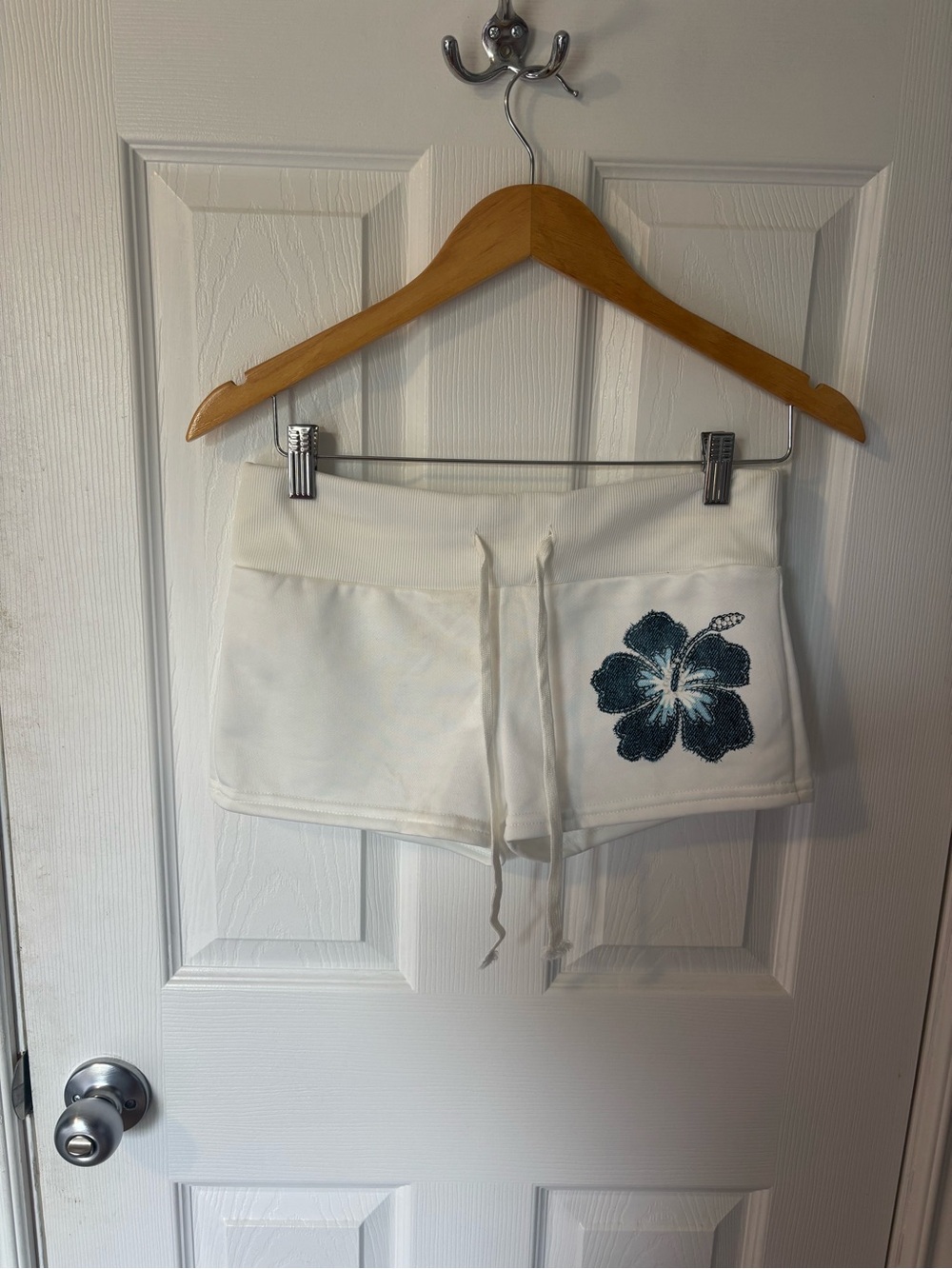Cute floral beach shorts